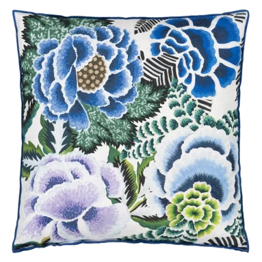 Poduszka dekoracyjna Designers Guild Rose De Damas Cobalt