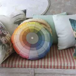 Poduszka dekoracyjna John Derian Colour Wheel Multicolour