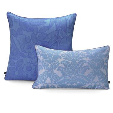 Poszewka dekoracyjna Le Jacquard Français Escapade Tropicale Blue