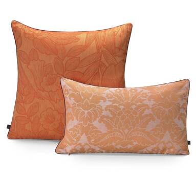 Poszewka dekoracyjna Le Jacquard Français Escapade Tropicale Orange