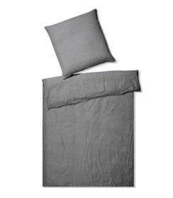 Poszewka lniana Elegante Breeze Dark Grey