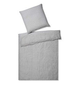 Poszewka lniana Elegante Breeze Light Grey