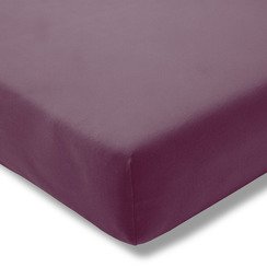 Prześcieradło ze ściągaczem Estella Jersey-Stretch Aubergine