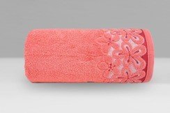 Ręcznik bawełniany Greno Bella Koralowy