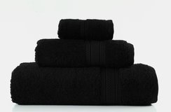 Ręcznik bawełniany Greno Egyptian Cotton Czarny