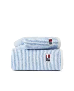 Ręcznik bawełniany Lexington Icons Original Striped White/Blue Ostatnie Sztuki