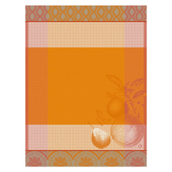 Ręcznik kuchenny Le Jacquard Français Arrière-Pays Orange