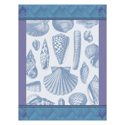 Ręcznik kuchenny Le Jacquard Français Coquillage Blue