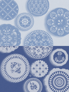 Ściereczka kuchenna Le Jacquard Français Faïence Blue