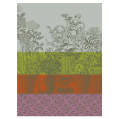 Ściereczka kuchenna Le Jacquard Français Floraison Rayé Purple