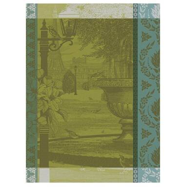 Ściereczka kuchenna Le Jacquard Français Jardin Parisien Green