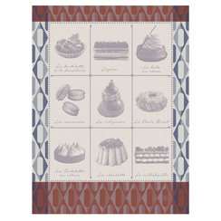 Ściereczka kuchenna Le Jacquard Français Pâtisseries Françaises Purple