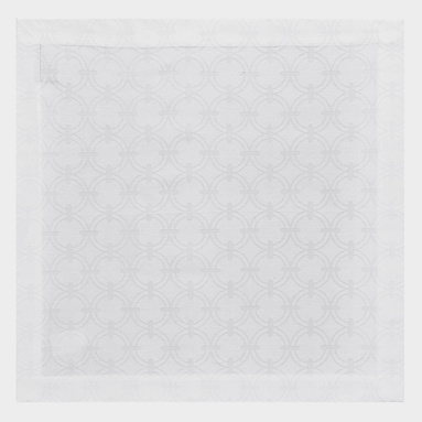 Serwetka bawełniana Le Jacquard Français Anneaux White