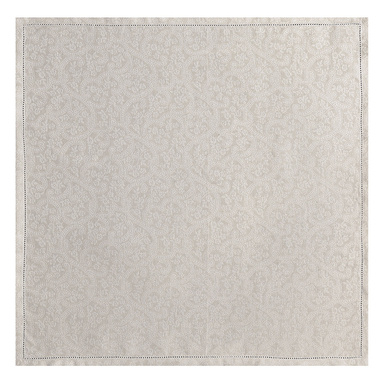 Serwetka lniana Le Jacquard Français Portofino Fiori Beige