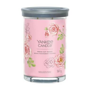 Świeca zapachowa Yankee Candle Fresh Cut Roses tumbler duży