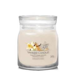 Świeca zapachowa Yankee Candle Vanilla Creme Brulee średnia