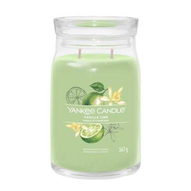 Świeca zapachowa Yankee Candle Vanilla Lime duża