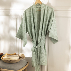 Szlafrok Le Jacquard Français Charmilles Kimono Green