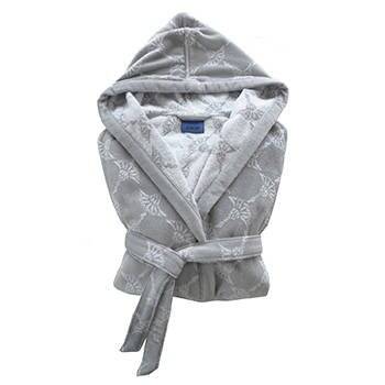 Szlafrok damski Joop! Hooded Classic Silver