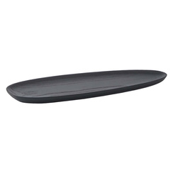 Taca Aquanova Cole Black Oval 42x16 cm