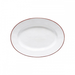 Tacka Costa Nova Beja White Red 30 cm