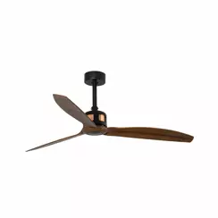 Wentylator sufitowy Faro Barcelona Cooper Fan M black/wood DC