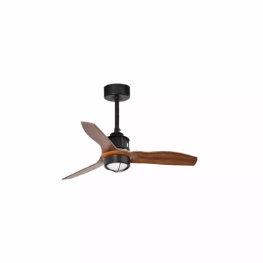 Wentylator sufitowy Faro Barcelona Just Fan XS Led Black/wood DC