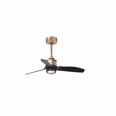 Wentylator sufitowy Faro Barcelona Just Fan XS Led Copper/black DC