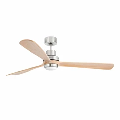 Wentylator sufitowy Faro Barcelona Lantau LED XL Matt/nickel pine fan DC