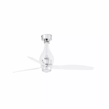 Wentylator sufitowy Faro Barcelona Mini Eterfan M LED Transparent DC