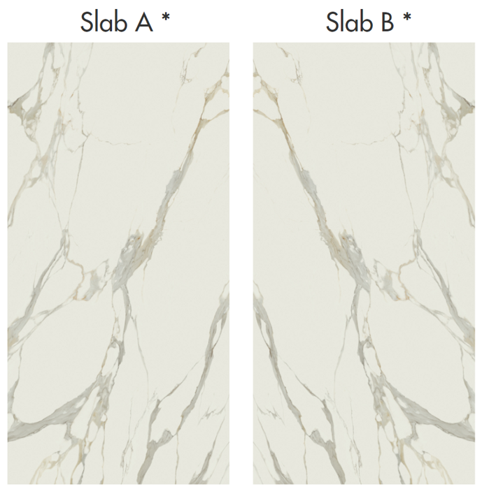 Blat porcelanowy ABK Calacatta Michelangelo Slab A 1635x3230 soft 12 mm