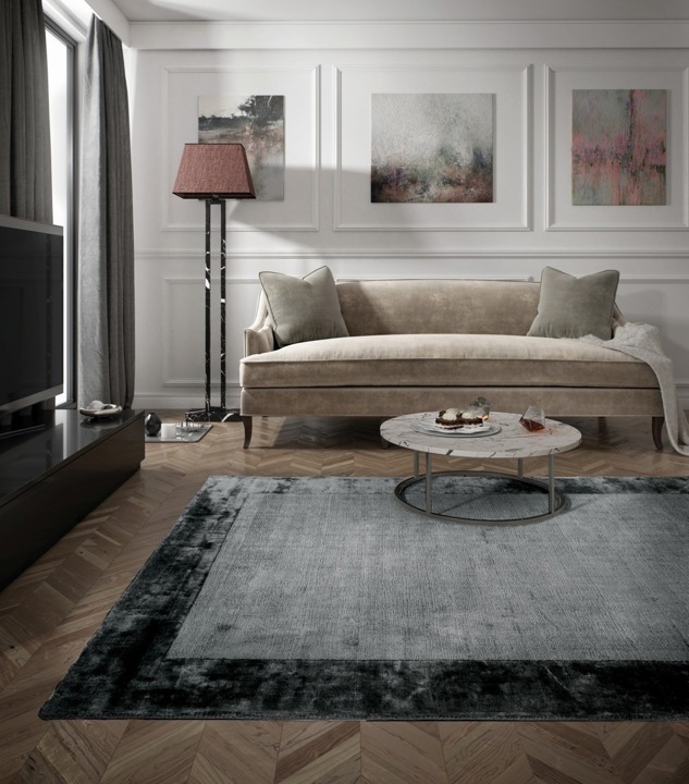 Dywan ręcznie tkany Carpet Decor Aracelis Charcoal