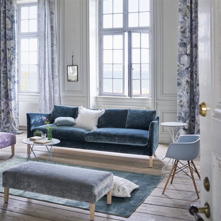 Dywan ręcznie tkany Designers Guild Capisoli Teal