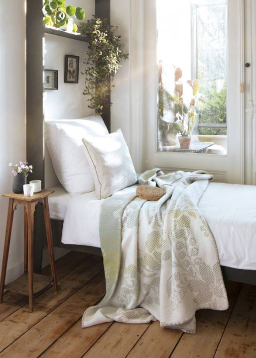 Koc bawełniany Biederlack Flower Bed