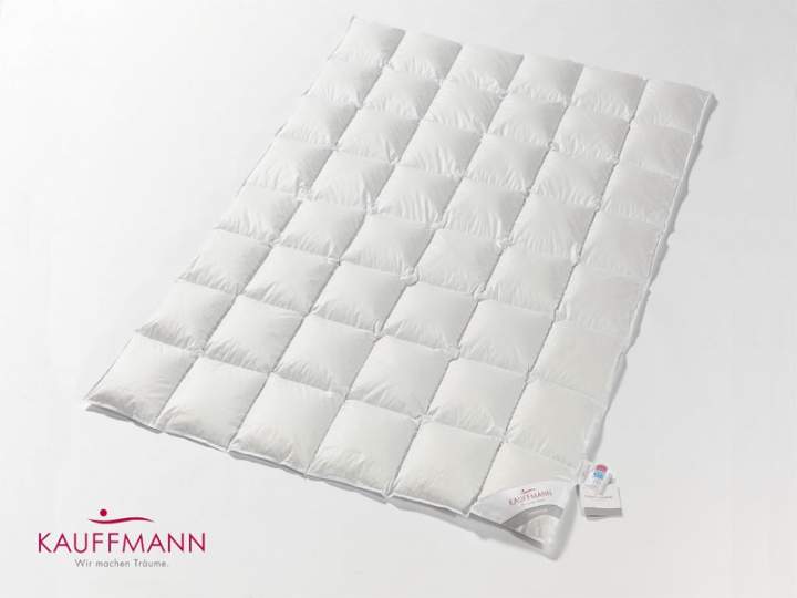 Kołdra puchowa Kauffmann Premium 750 Całoroczna (100% puch, 100% batyst bawełniany)