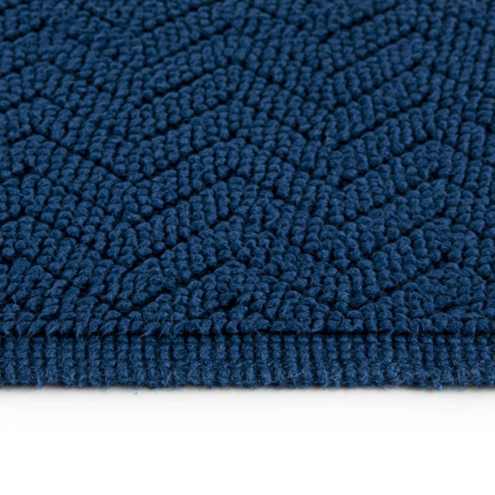 Mata łazienkowa Sorema Chevron Dark Denim