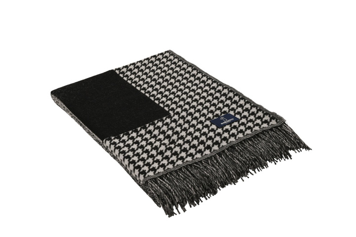 Pled wełniany Eskimo Silver Ds. Dégradé 742 Schwarz/Weiss