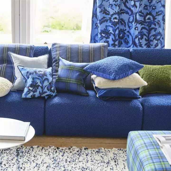 Poduszka dekoracyjna Designers Guild Abernethy Cobalt