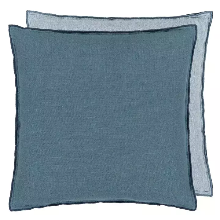 Poduszka dekoracyjna Designers Guild Brera Lino Midnight & Chambray