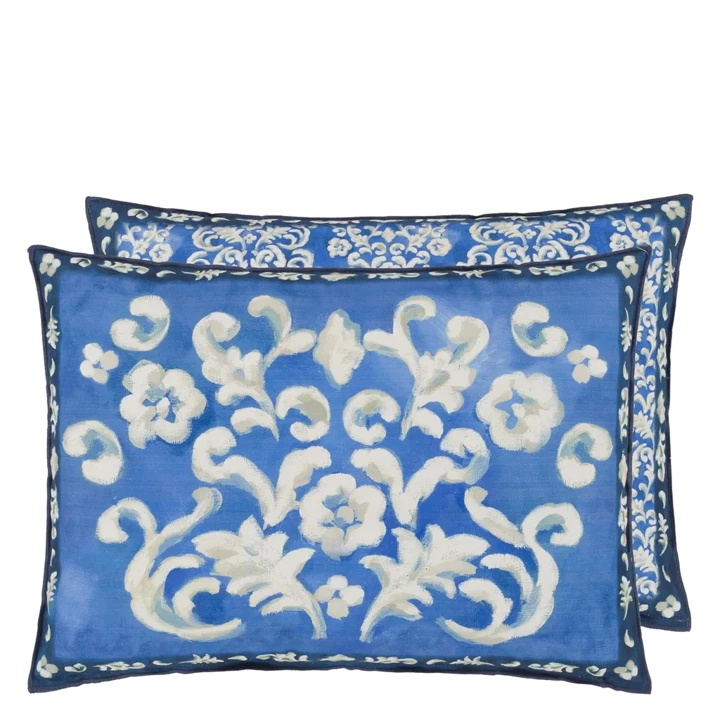 Poduszka dekoracyjna Designers Guild Isolotto Cobalt