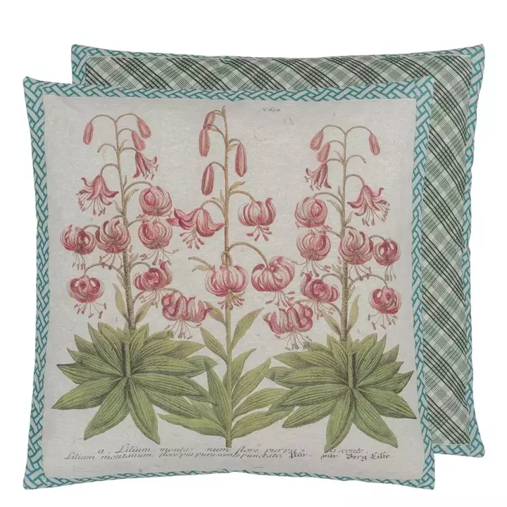 Poduszka dekoracyjna John Derian Crown Lily Canvas