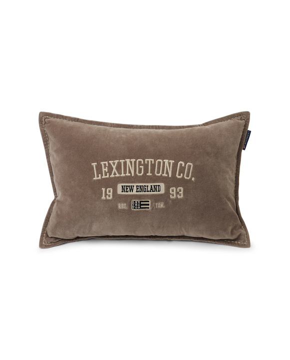 Poduszka dekoracyjna Lexington Logo Message Walnut
