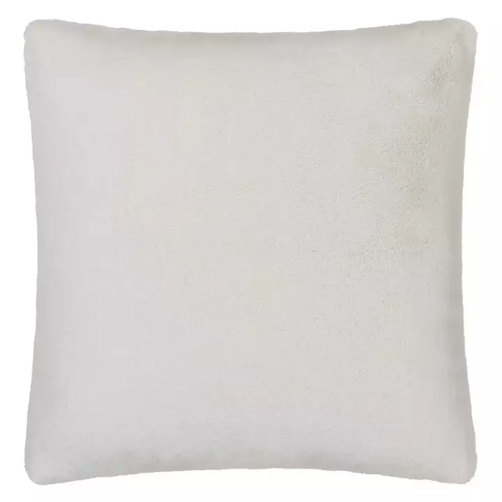 Poduszka dekoracyjna futrzana Designers Guild Herdwick Chalk