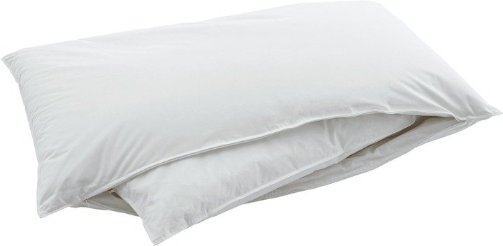 Poduszka puchowa Swiss Dream Classic 90 Nature Pillow (90% puch, 100% tkanina bawełniana)
