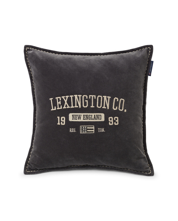 Poszewka dekoracyjna Lexington Logo Message Gray