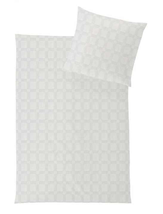 Poszewka tencel Hefel Square Big Ivory