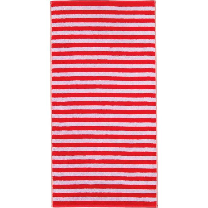 Ręcznik Cawo Fruits Stripes Rouge