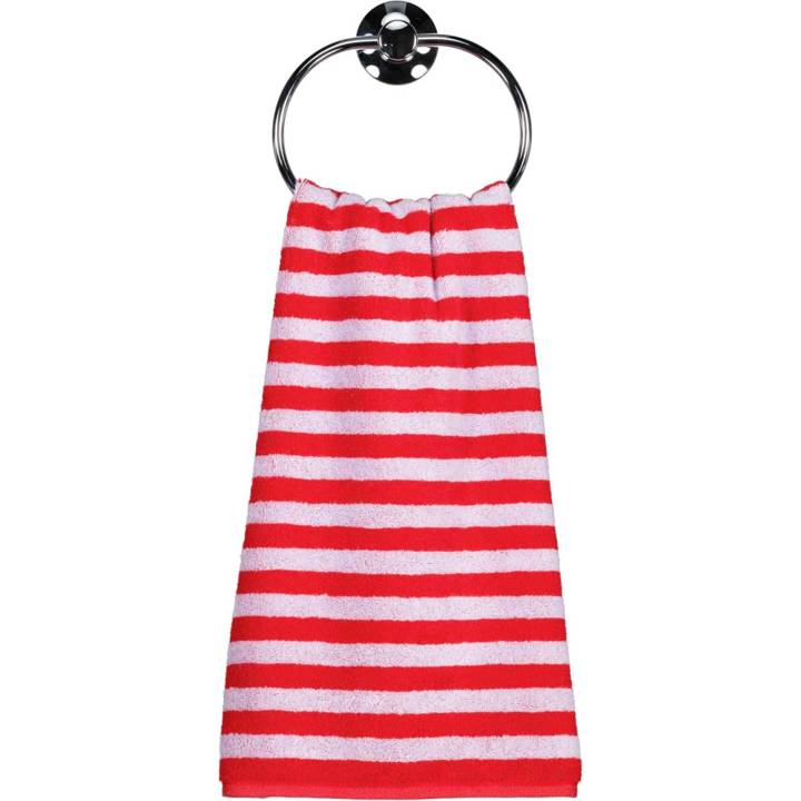 Ręcznik Cawo Fruits Stripes Rouge