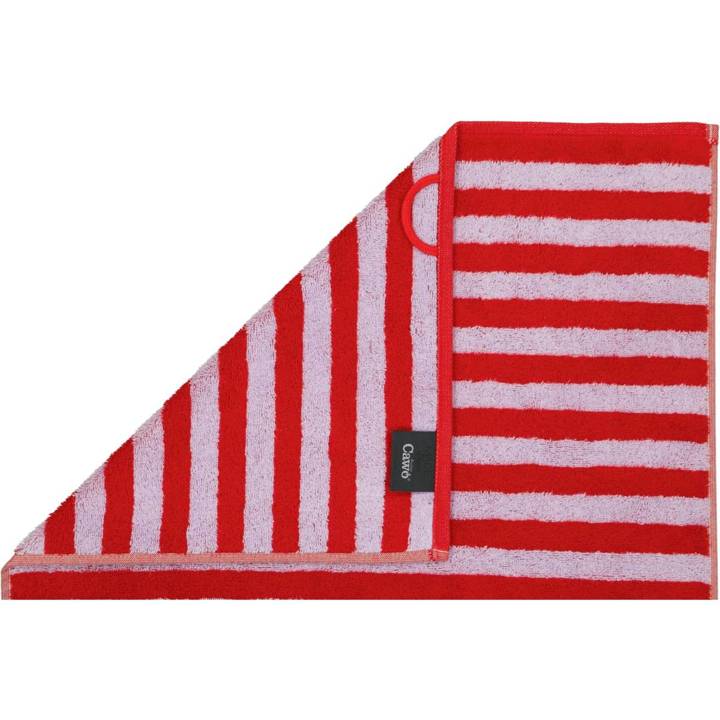 Ręcznik Cawo Fruits Stripes Rouge