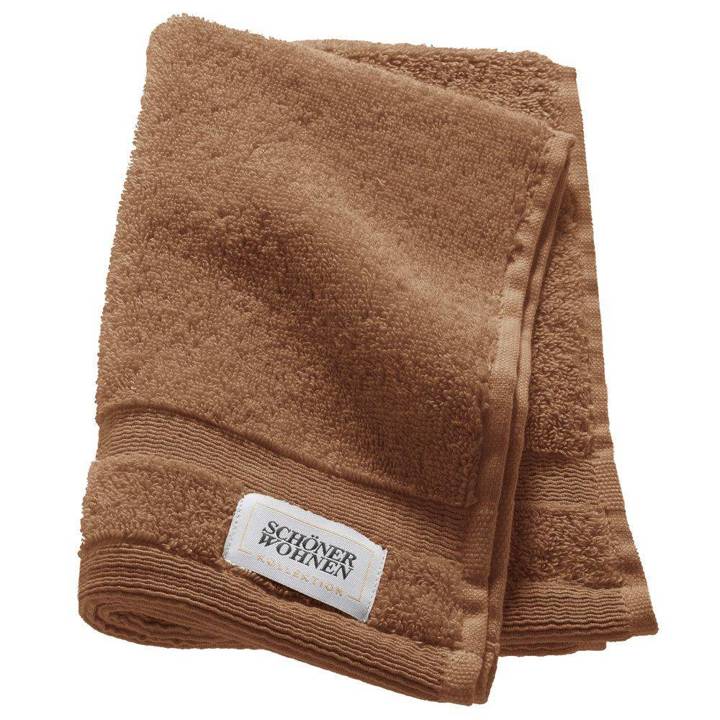 Ręcznik bawełniany Schöner Wohnen Cuddly Zimt